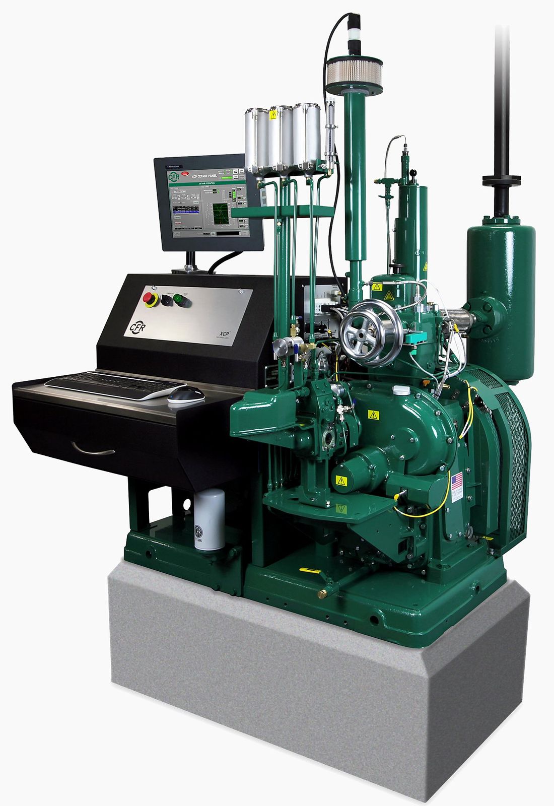 CFR F5 cetane engine, studio photo
